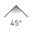 Abstrahlwinkel: 45°
