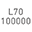 Lebensdauer L70: 100000h