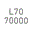 Lebensdauer L70: 70000h
