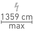 Max. Einspeisung: 1359 cm