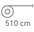 Rollenlänge: 510 cm
