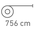 Rollenlänge: 756 cm
